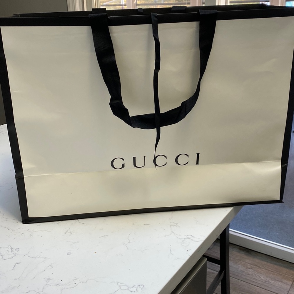 Large Gucci Store Shopping Bag